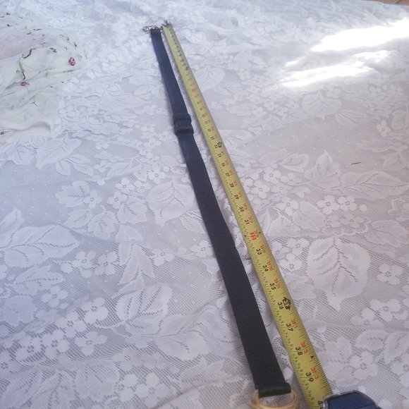 Chico's Adjustable Genuine Leather Black Belt M/L - Picture 8 of 8